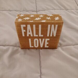 Designs by Kathy Fall wood sign